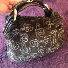 GUCCI Handbag Rabbit Fur Ladies Used from Japan