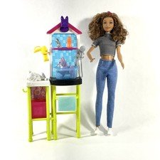 Mattel Barbie Careers PET GROOMER Can Be Anything Playset w/ Doll & Accessories