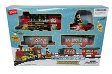 Mickey Mouse Holiday Express 12 Piece Christmas Train Set w/Light & Sound Disney