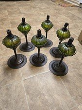 Oil/Kerosene Oil Lamps From 1920's 6 Of Them Total