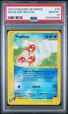 Pokemon Magikarp Skyridge Reverse Holo #75 PSA 10 Gem Mint NEW CERT- POP 45