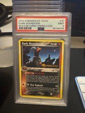 PSA 9 2004 Pokemon Team Rocket Returns Dark Houndoom PRERELEASE 37/109