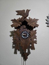 River City Cuckoo Clock 11-13 (13" One Day) Hand Carved Made In Germany