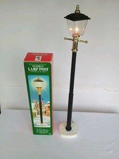 Santa's Best Christmas Victorian Lamp Post Telescoping Plastic Light 30” Decor