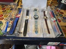 Vintage Disney Watches Lot Of 5 90s Untested Used Bugs Mermaid California Advent