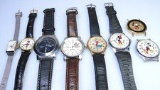 Vintage Disney Watches Mickey Minnie Mouse WDP Watch Repair or Parts Lot