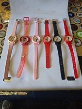 Vintage Disney Watches Minnie Mouse Lot Of 6 '90s Used Untested As Is Disneyana