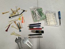 Vintage Golf Advertising Divot Tools And Tees - PNW Discovery Bay Mount SI