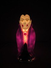 VTG General Foam 9" Halloween Dracula Monster Tabletop Light/Lamp Blow Mold