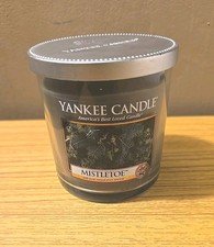 Yankee Candle Christmas Mistletoe Scented Jar 7Oz Green Christmas Home Decor