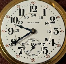 1927~Hamilton Pocket watch 992~16s~Serviced~Excellent Cond. All Original!