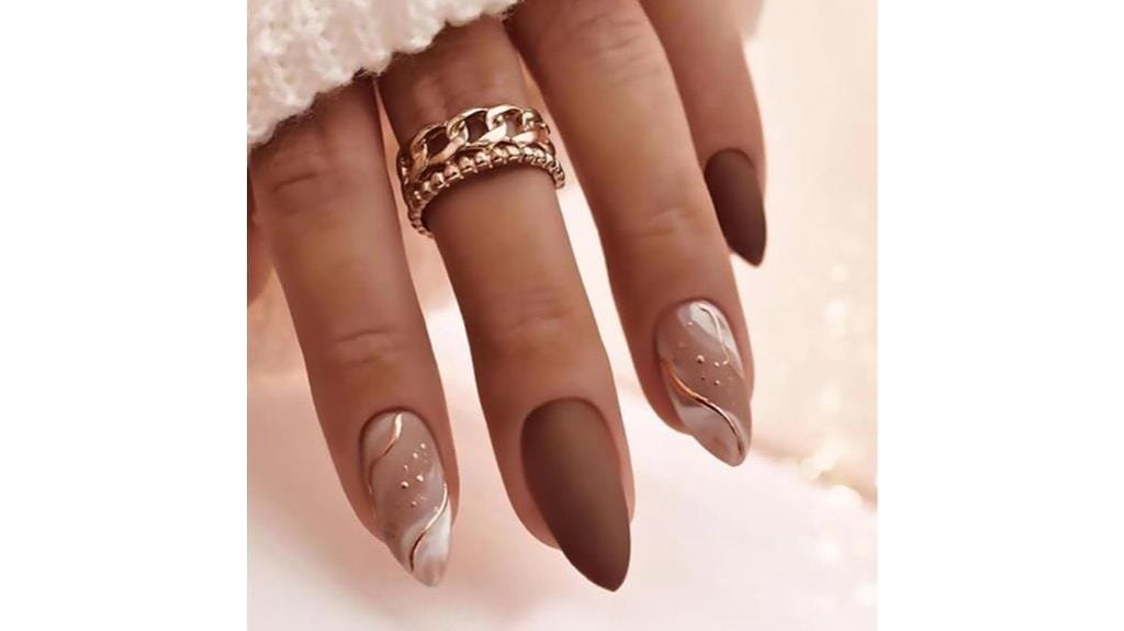 almond shaped press on nails