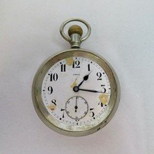 ANTIQUE OMEGA LARGE POCKET WATCH - NOT WORKING - SILVER?