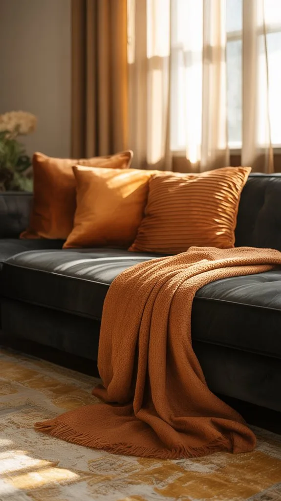 autumn inspired soft furnishings transformation