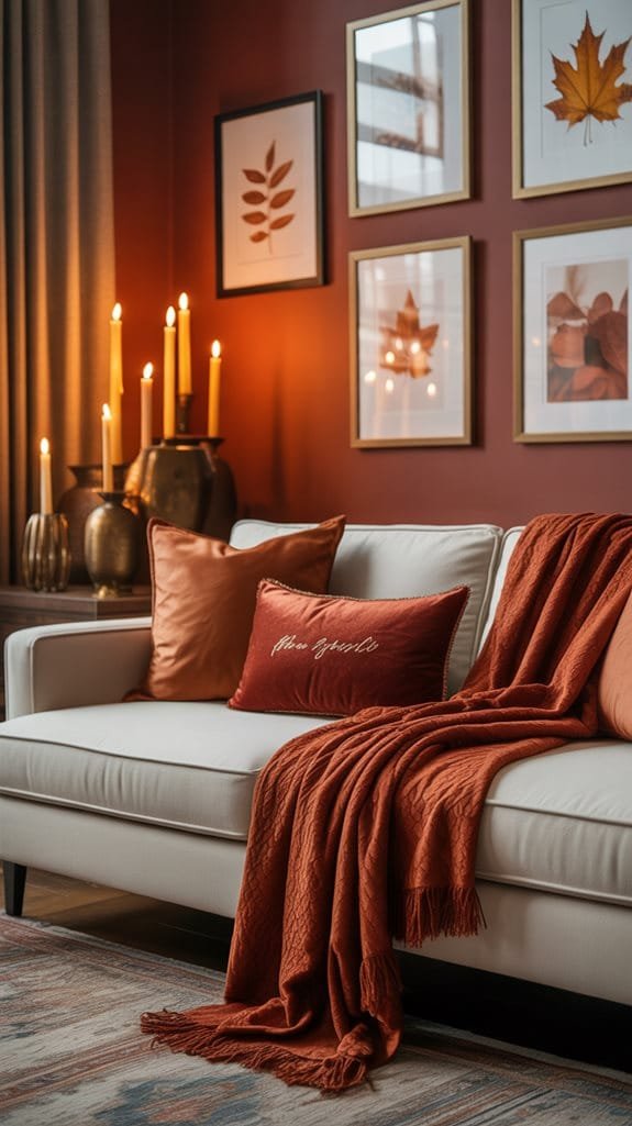 autumn inspired wall transformations