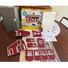 Breyer Stablemates Red Stable Playset **BARN ONLY** Box & Instructions Included
