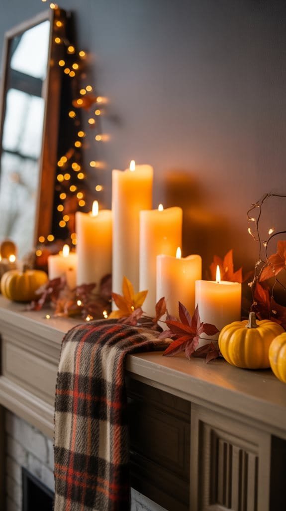 candlelit autumn ambiance creation