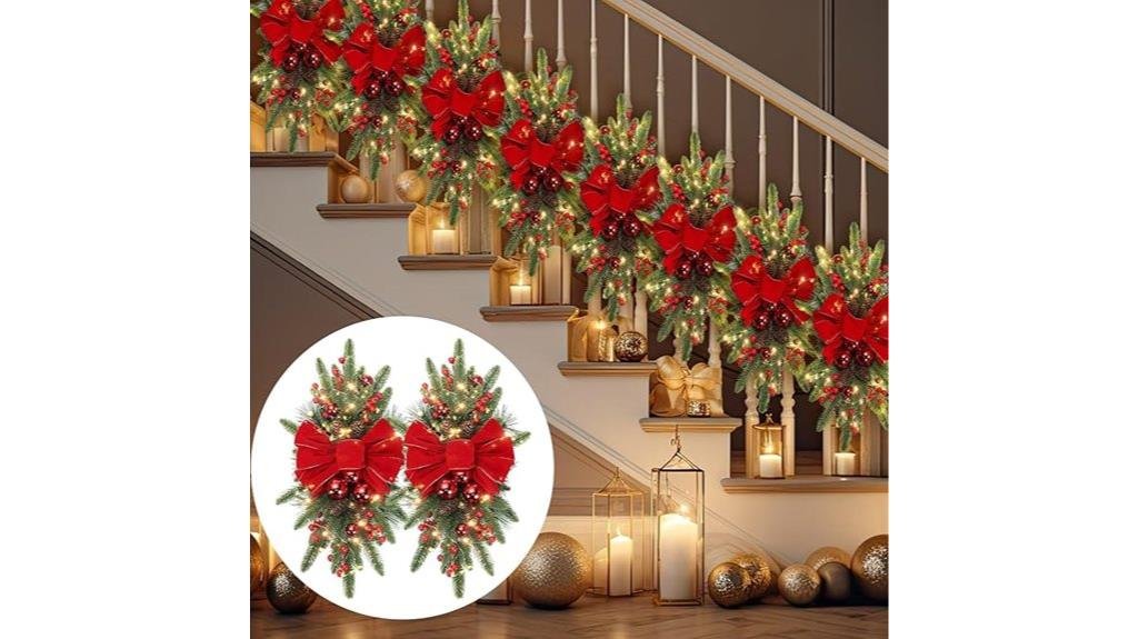 christmas artificial swags wreath