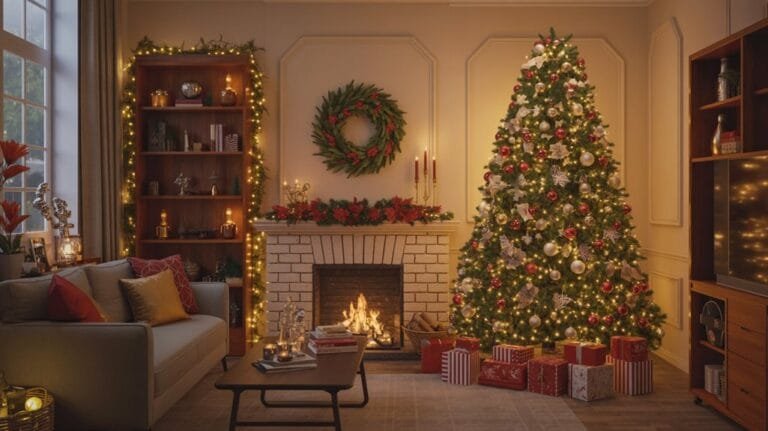 christmas living room decor