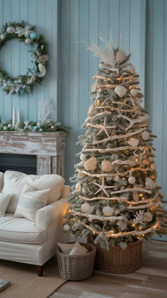 coastal christmas decor elegance