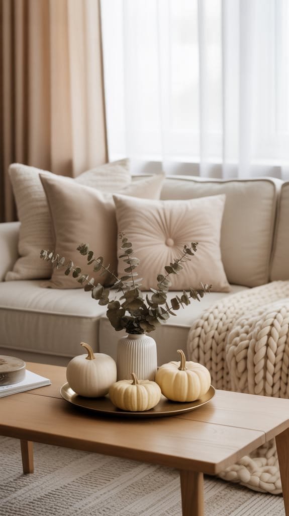 cozy autumn living room makeover