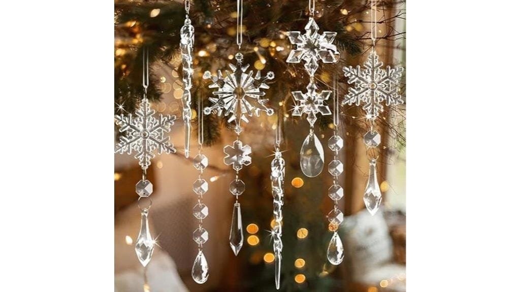 crystal christmas tree ornaments