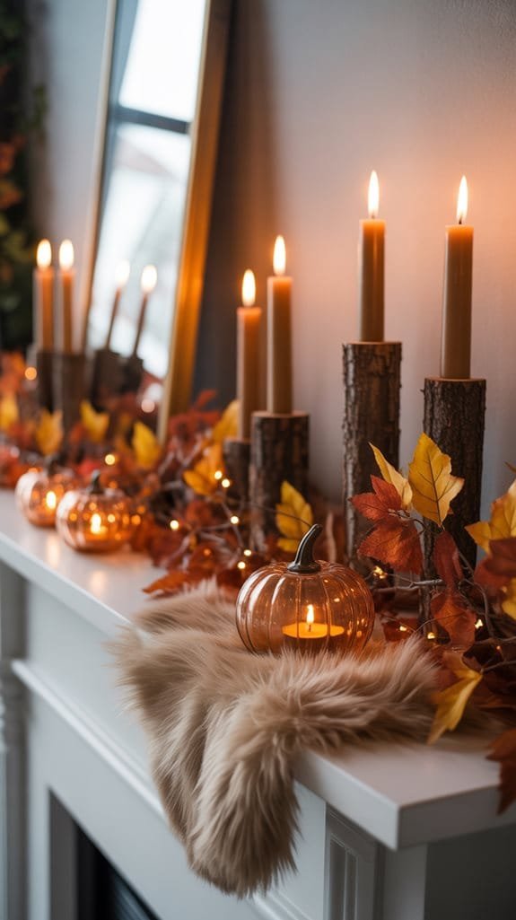 curated autumn decor accents