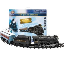 Deluxe Lights & Sounds Collectible Lionel The Polar Express Christmas Train Set