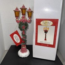 DEPT 56 Possible Dreams Christmas 2014 Santa's Lighted Lamp Post Light