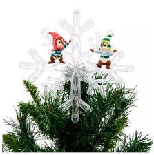 Disney Parks Chip 'n Dale Light-Up Holiday Christmas Tree Topper