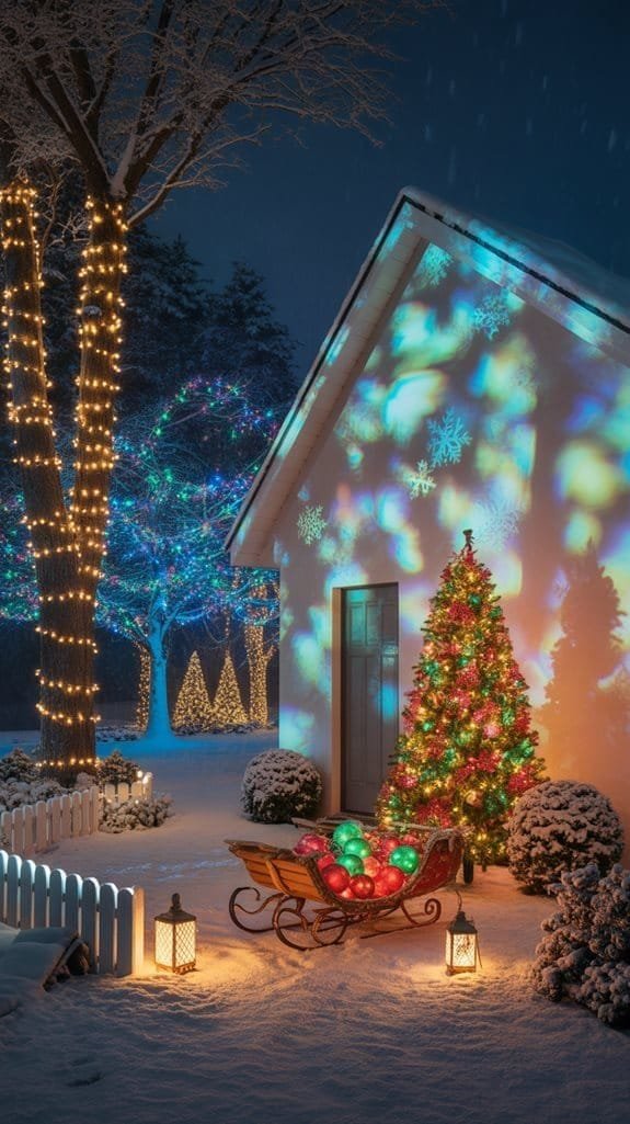 dynamic exterior projection mapping