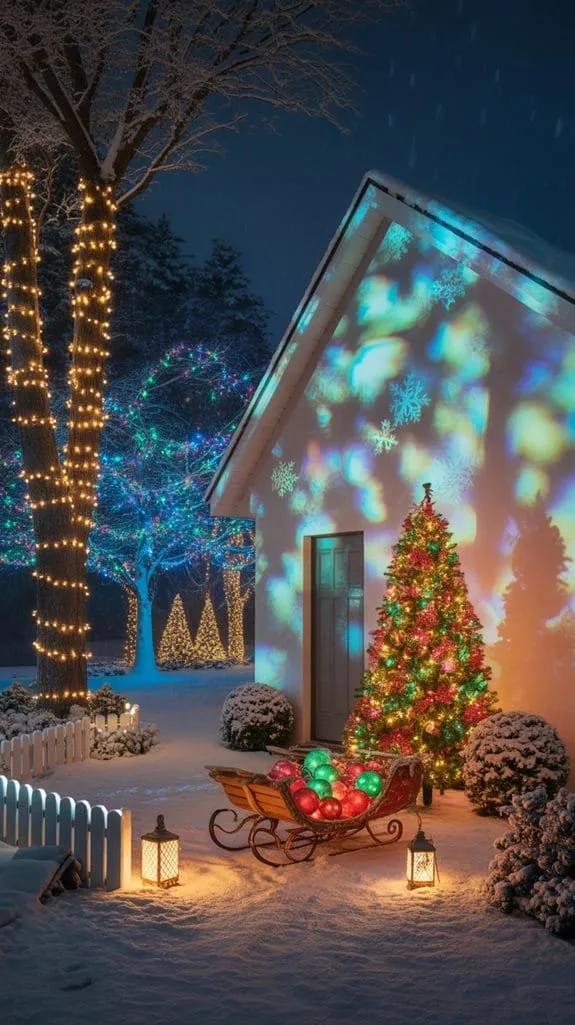 dynamic exterior projection mapping