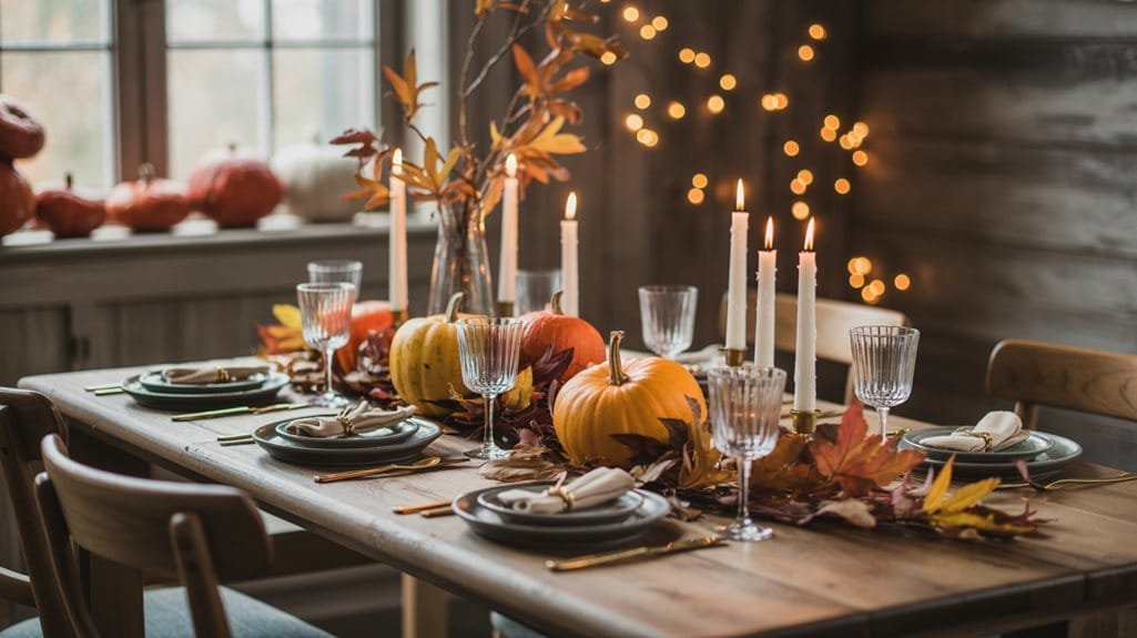 effortless autumn dining elegance