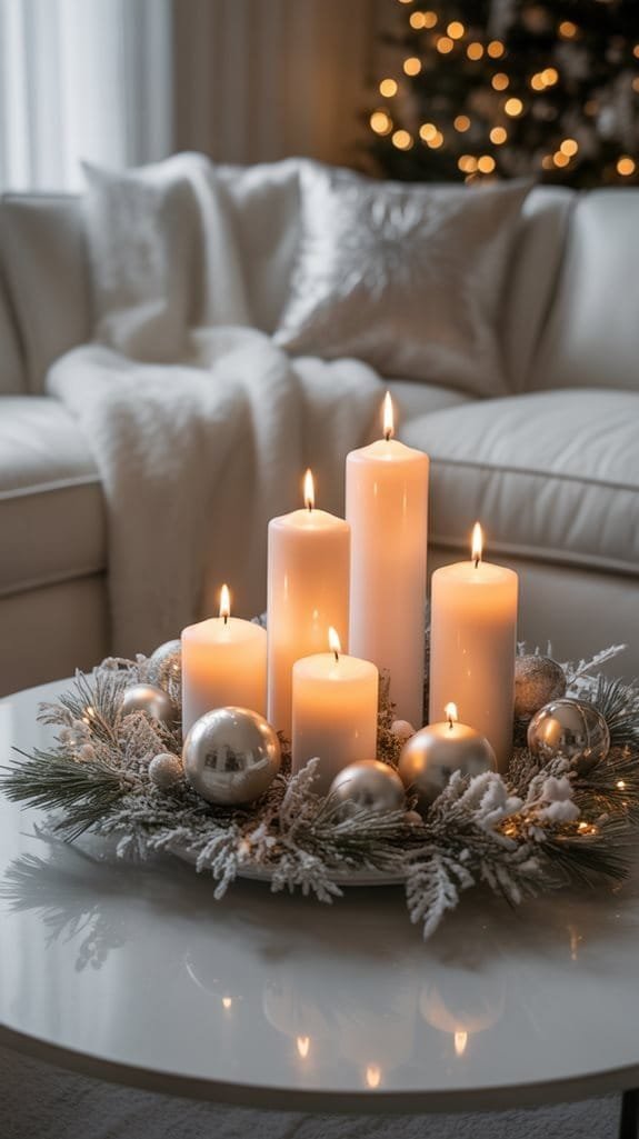 elegant candle arrangement ideas