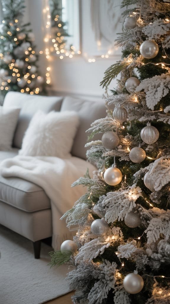 elegant layered holiday lighting