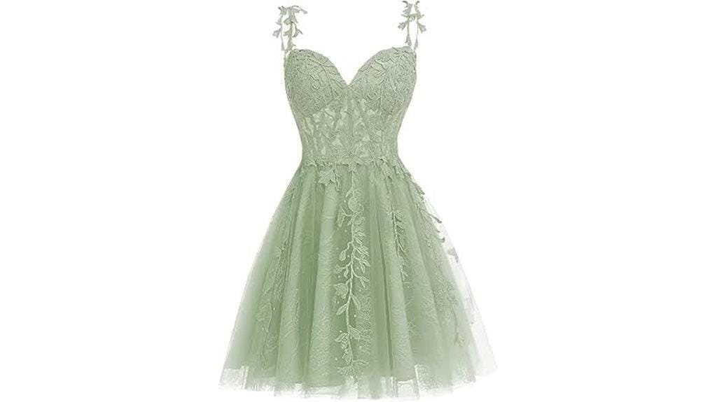 elegant short prom dress