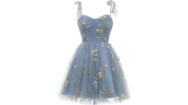 elegant tulle prom dress