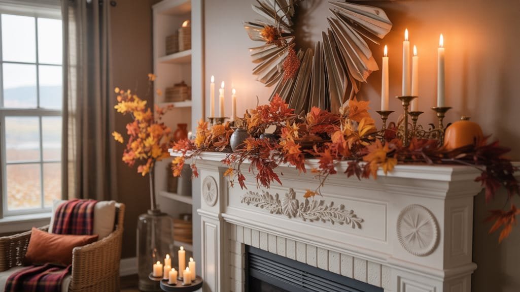 fall mantel styling ideas