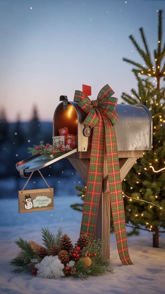 festive mailbox decorations ideas