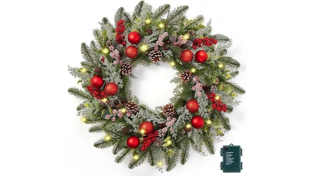 front door christmas wreath