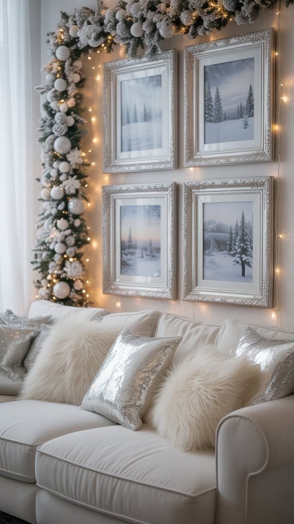 frosted frames enhance aesthetics