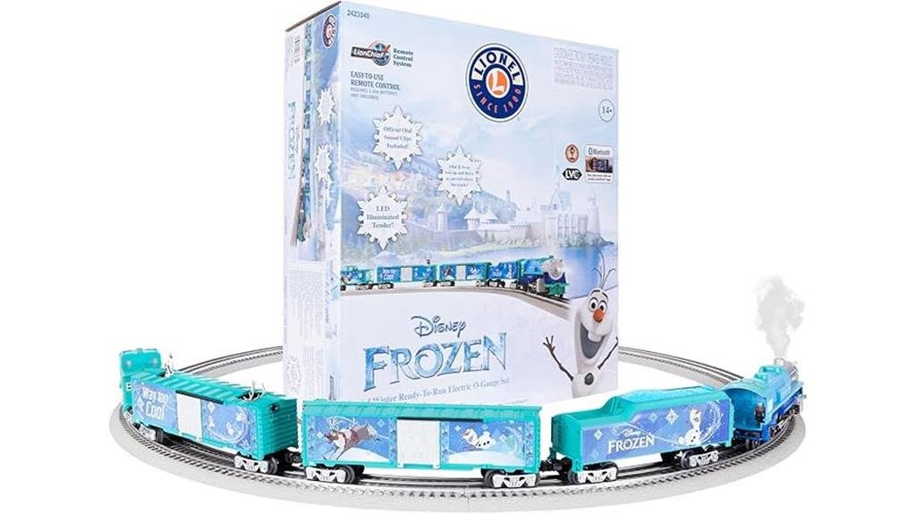 frozen olaf electric train