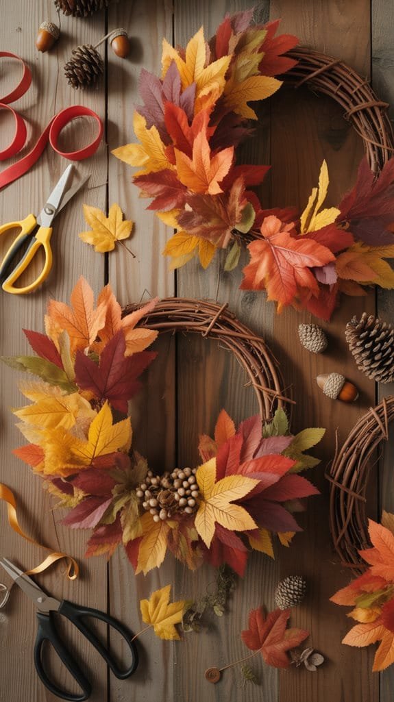 gather materials for wreath