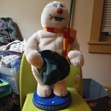 Gemmy Frosty the Snowman Animated Dancing Spinning Snowflake