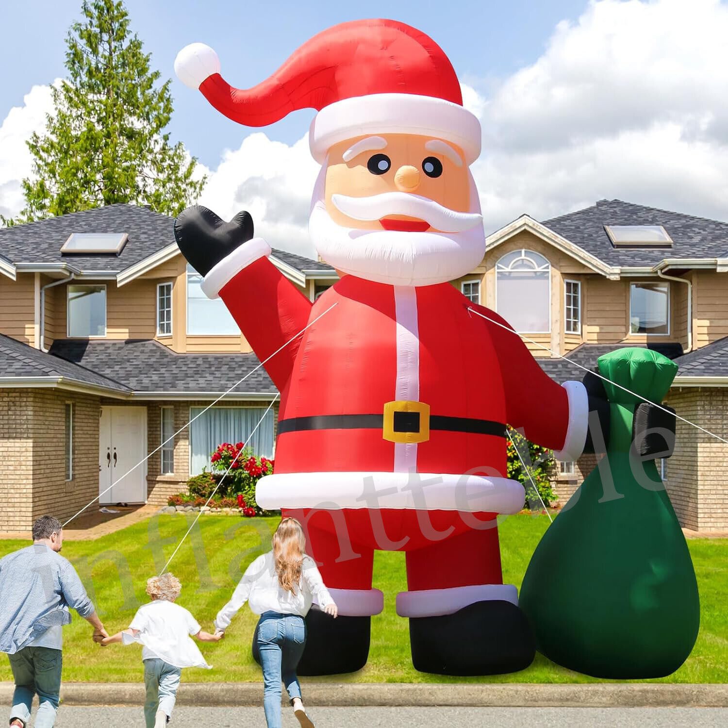 Giant Inflatable Santa Claus for Christmas