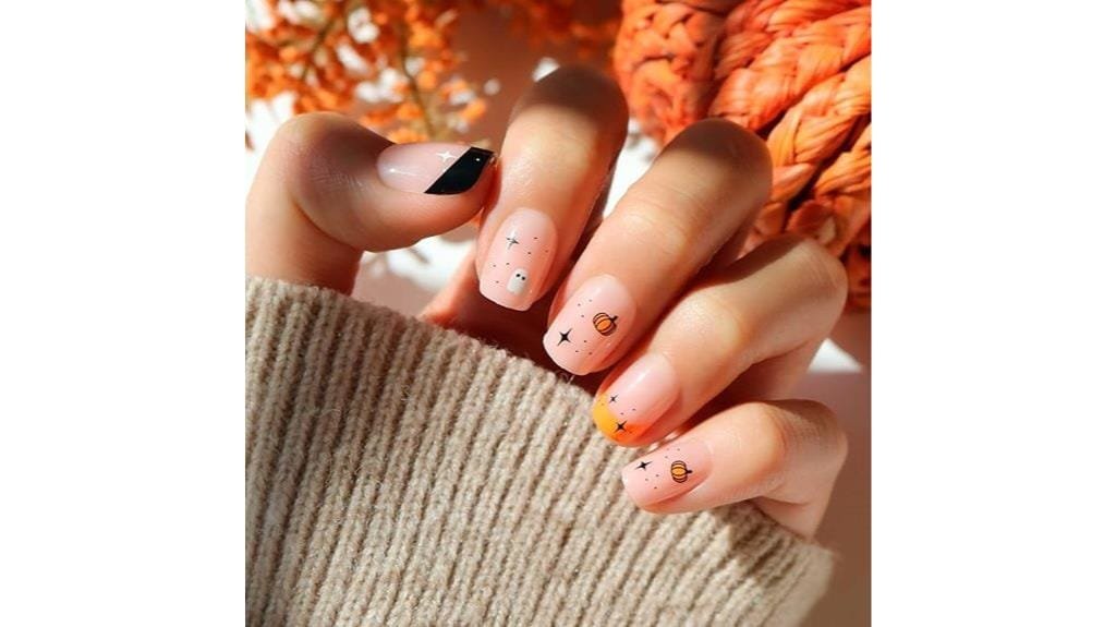 glamnetic tiny pumpkin nails