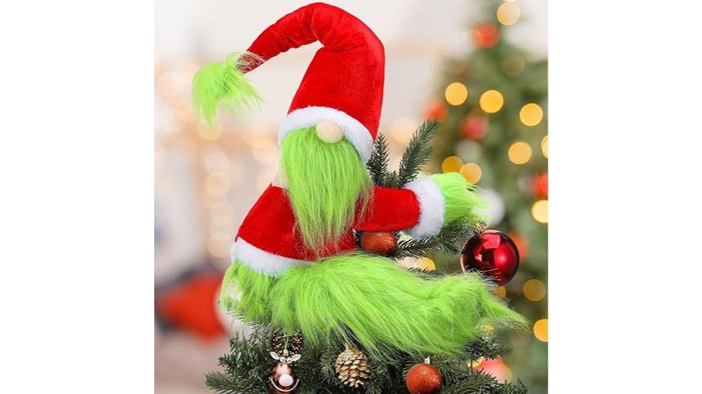 gnome christmas tree topper