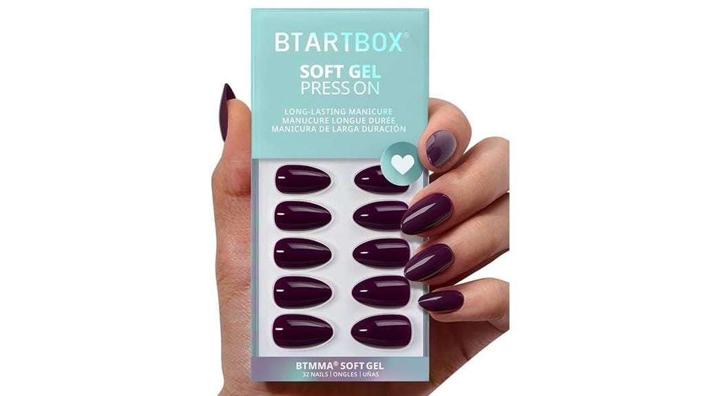 halloween dark purple nails