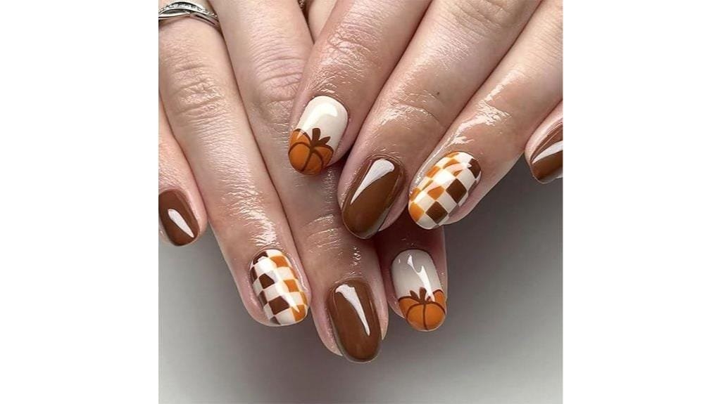 halloween themed press on nails