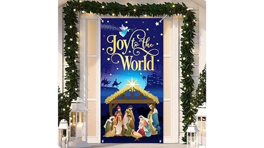joyful christmas door cover